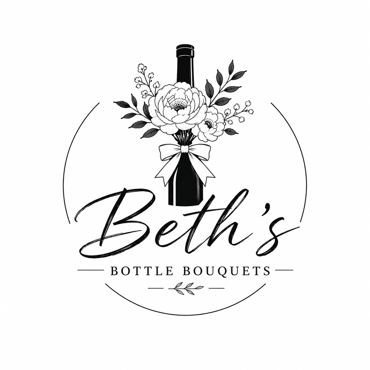 Beth’s Bottle Bouquets